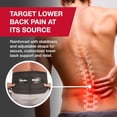 thumbnail image 6 of MUELLER Sports Medicine Adjustable Lumbar Back Brace with Removable Pad, Back Pain Relief Support for Men and Women, Ideal for Upper and Lower Back Pain, Sciatica, Scoliosis, Black, 6 of 8