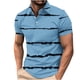 thumbnail image 1 of Camisas de Manga Corta de los Hombres Impresión Botón Cuello de Vuelta Casual Blusa Poliéster, Camisa de Moda para los Hombres Al Aire Libre Uso Diario, 1 of 4