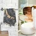 thumbnail image 7 of Bird Black Hand Towel Bath Towels Face Towels Cotton Absorbent for Home Hotel Spa Swimming Yoga Sports, 7 of 7