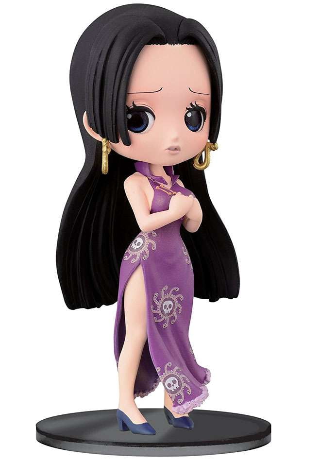 One Piece Q Posket Boa Hancock Collectible Figure [Purple Dress]