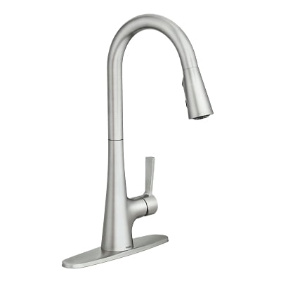 Moen Mikah One-Handle High Arc Pulldown Kitchen Faucet - Chrome - 1 Piece
