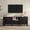 Black, variant on 67" Mid-Century TV Stand for TVs up to 75 " , Retro Entertainment Center with Storage Cabinets and Drawers, Brown