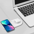 thumbnail image 6 of Gumesh MagSafe-Compatible 2-in-1 Wireless Charger - 15W Fast Charging Station Magnetic Desktop Pad, 6 of 6
