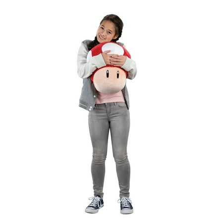 Club Mocchi- Mocchi- Super Mario Mushroom Mega 15 inch Plush