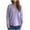 #721 Purple, variant on Felirenzacia Sweaters for Women Trendy V Neck Long Sleeve Solid Color Sweater Tops Fall Chunky Cable Knit Pullover Sweaters