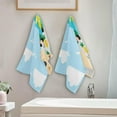 thumbnail image 3 of Gnomes Beach Cute Kitchen Hand Towels 2 PCS, Fingertip Bath Towels Ultra Soft and Highly Absorbent, Decorative Face Towels Dish Washcloths, 28.3"x14.4", 3 of 4