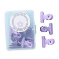 thumbnail image 3 of yuksok 8PCS Mini Metal Paper Grip Clamps Paper Document Binder Clip Office School, 3 of 9