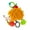 Yellow, variant on 2. Multicolor Nursery Toy Featuring Gentle Sounds, Detachable Rings for Cognitive Play & Secure StrollerAttachment