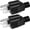 Black, variant on Neutral Ground Bonding Plug for Portable Inverter Generator, Generator Plug with Floating Neutral on RV, Motorhome, Camper, Orange, 1 Pack