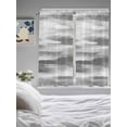 thumbnail image 4 of Grey White Ombre Living Room Curtains 72 Inches length, Abstract Art Oil Painting Modern Window Treatment Curtain Drapes, Light Filtering Drapes for Bedroom Laundry Room, 52"x72", 2 Panels, 4 of 7