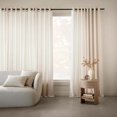 thumbnail image 1 of Bouclair Rideau Voile Beige Merlot 52x84 Po (132x213 cm), 1 of 8