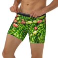 thumbnail image 3 of Cauagu Cactus And Succulents Print Men's Boxer Briefs, Funny & Cute Underwear Elastic Waistband Briefs Ideal Gift for Men,1-Pack, 3 of 7