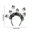 thumbnail image 3 of Boovnll Halloween Headband, Funny Cute Hair Hoop Black Halloween Headbands for Women Kids Halloween Party Hair Accessories Decorations, Headbands for Women, 3 of 6