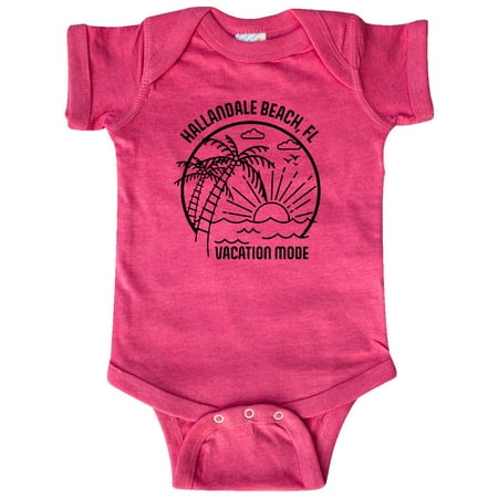

Inktastic Summer Vacation Mode Hallandale Beach Florida Gift Baby Boy or Baby Girl Bodysuit