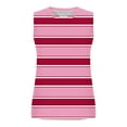 thumbnail image 7 of Ashirexll Tank Tops for Women, Womens Casual Tops, Fashion Casual Striped Round Neck Sleeveless Summer Tank Shirts, 7 of 7