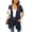 Navy_Blue, variant on Uvplove Women's Short Sleeve Summer Open Front Cardigan Lightweight Knit with Pcokets,Black,XL