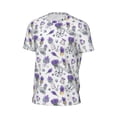 thumbnail image 5 of Rocae Lavender Bicycle for Men's Mesh Quick-Dry Short Sleeve Workout T-Shirt,Mens Crew Neck Tee Lightweight Soft Classic T Shirts Medium, 5 of 9