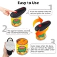 thumbnail image 5 of Electric Can Opener for kitchen, Battery Powered Can Opener with Smooth Edge, Small Portable One Touch Automatic Can Opener, 5 of 5