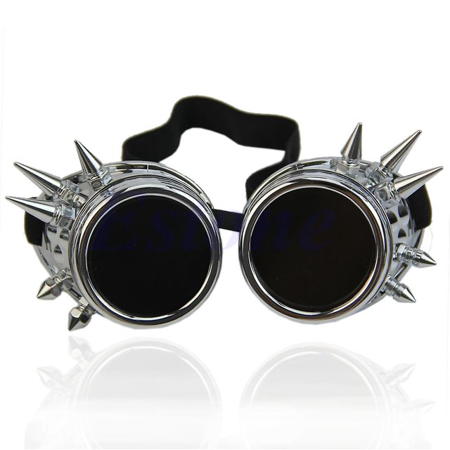 Gafas Steampunk Gafas Trabajo Protección ocular dental Campamento de viaje al aire libre