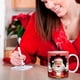 thumbnail image 4 of Taza Navideña Inflada con Diseño de Muñeco de Nieve, Taza de Papá Noel Inflada de 15 Oz y 11 Oz., 4 of 5