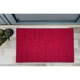 thumbnail image 3 of Envelor Coco Coir Loop Doormat Welcome Mat Coir Doormat Natural Coco Mat Front Door Mat Outside Entrance Indoor Entry Mat Heavy Duty Non-Slip Backing Front Door Rug Outdoor, 18 x 30 Inches, Maroon, 3 of 7