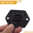 thumbnail image 6 of Unique Bargains HVAC Blower Motor Resistor Heater Blower Resistor No.RU715/971281G000/JA1797 for Kia Rio 2007-2011 Plastic Metal 1 Pcs, 6 of 6
