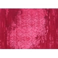 thumbnail image 1 of Ahgly Company Indoor Rectangle Abstract Pink Contemporary Area Rugs, 4' x 6', 1 of 4