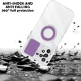 thumbnail image 3 of Compatible with Samsung A73 5G Case Clear Anti-Scratch Samsung Galaxy A73 5G Cases with Ring Shockproof Phone Case with Lens Cover (Purple), 3 of 14