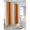 thumbnail image 3 of Shower Curtain Ombre Caramel Orange Bathroom Curtains with Hooks, Waterproof Fabric Gradient Color Bath Shower Curtains Set for Bathroom Bathtubs Decor 72x72 Inch, 3 of 8