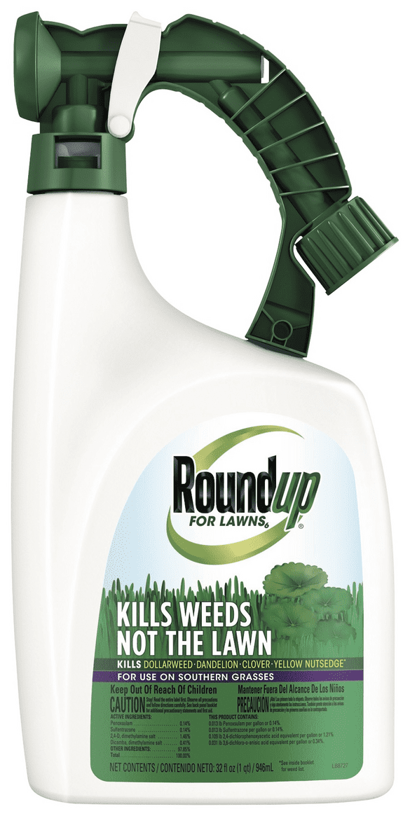 Roundup for Lawns 6 ReadyToSpray (Southern) 32 oz., Kills Lawn Weeds