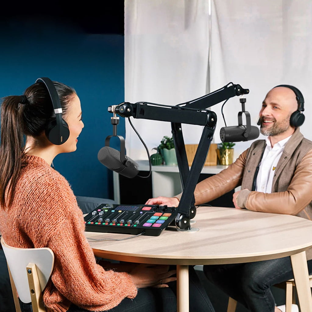 BQBQERT Omnidirectional USB Microphone 3Pin Dynamic Mic for and Streaming Online Meeting with Real Time