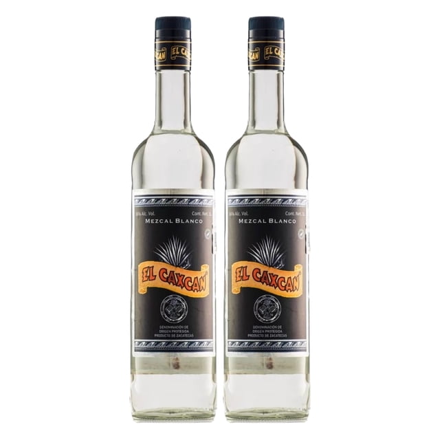 Duo Pack Mezcal Artesanal El Caxcan Blanco 1000 Ml El Caxcan Mezcal Blanco