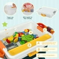thumbnail image 4 of Gymax 5 in 1 Kids Activity Table Set w/ Chair Toddler Luggage Building Block Table, 4 of 10