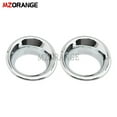 thumbnail image 3 of MZORANGE Pair Fog Light Lamp Trim Covers For Hummer H3 2006 2007 2008-2010 Chrome Bezels, 3 of 5