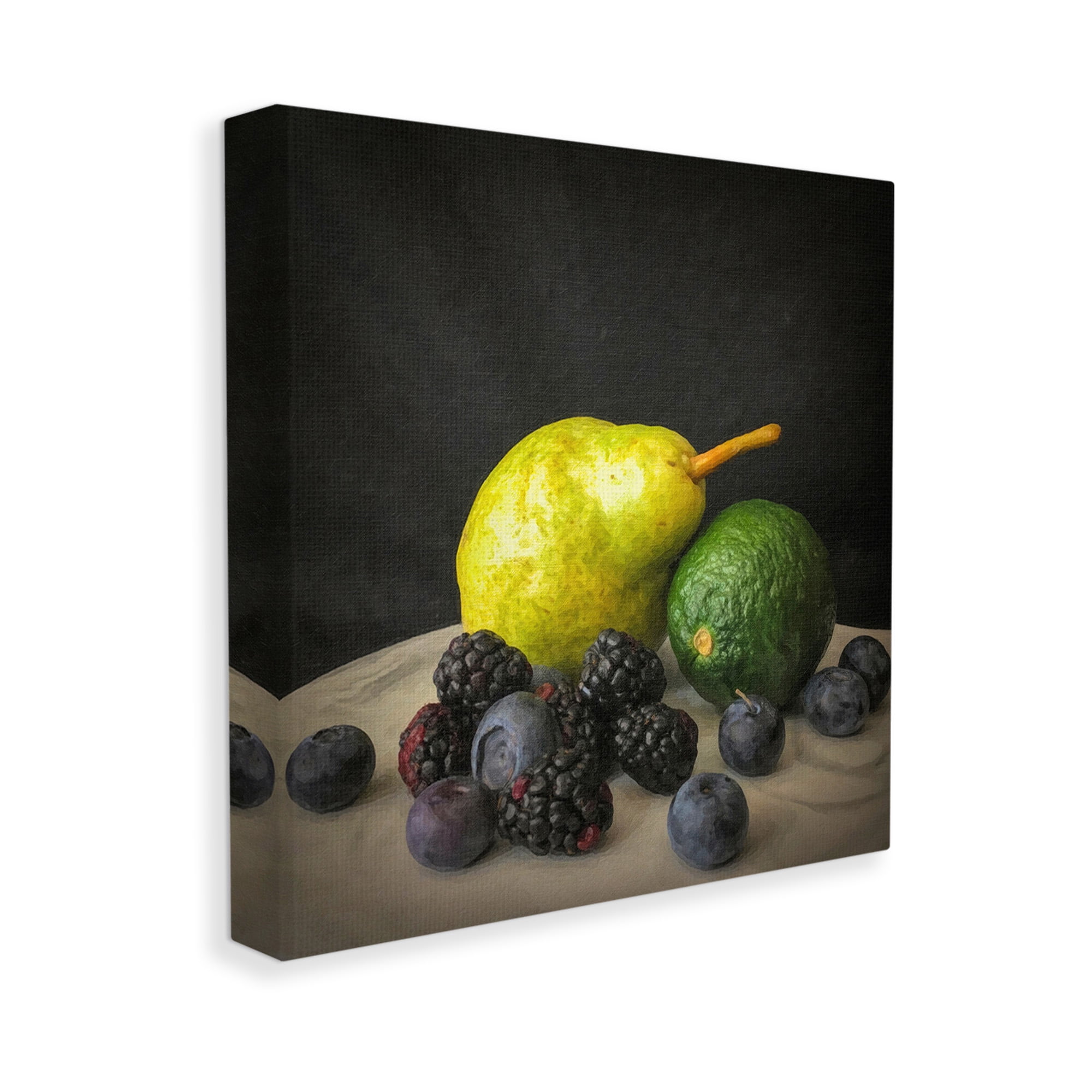 Stupell Industries Fruit & Berries Still Life Food & Beverage Painting Gallery Wrapped Canvas Art Print Wall Art, 36 x 36