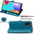 thumbnail image 2 of Samsung Galaxy A52 5G Cartoon Girl Wallet Case,Cat Dog Style Flip Phone Cover with Card Holder Wrist Strap & Screen Protector Kickstand PU Leather Cases for Samsung Galaxy A52 4G MG Blue, 2 of 16