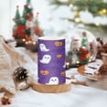 thumbnail image 2 of Yayeee Flameless Candles with Remote Flickering Battery Operated Multi Color Changing, Halloween Purple Ghosts, 2 of 7