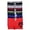 Football-Red/Royal Blue/L.Grey/D.Green/Navy/Black, variant on 6-Pack Men's Seamless Short Boxer Briefs Underwear, Tiger Head Multi Color