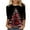 #436-Red, variant on Women's 2025 Christmas Tops 3/4 Length Sleeve Business Casual Blouses Summer Tees Shirts