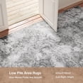 thumbnail image 3 of Washable Area Rug for Living Room, 4'x6' Neutral Abstract Light Gray Indoor Rug, Soft Low Pile & Stain Resistant Carpet for Entryway Nursery, 3 of 10