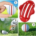 thumbnail image 4 of Golf Ball Alignment Kit Including 3 Pack Golf Ball Line Liner Marker Golf Ball Line Drawing Tool Golf Ball 3 Line Marker and 3 Pack Golf Ball Marker Pen for Golf Ball Line Alignment, 4 of 6