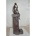 thumbnail image 5 of Modern Art Abstract of a Girl Sitting on A Giant Bench - Size: 11" x 12" x 31"H, 5 of 10
