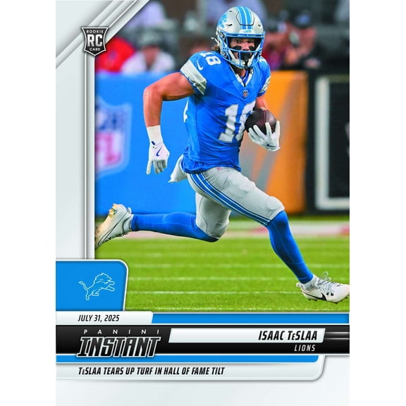 NFL 2025 Panini Instant Football  Isaac TeSlaa #2 [Rookie]