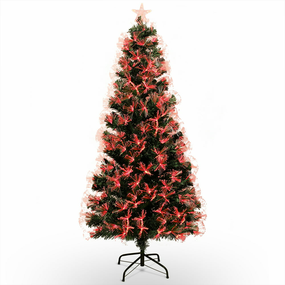 Belleze 6 ft Pre lit Artificial Christmas Tree Xmas Tree w Multi 