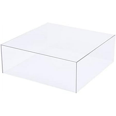 

Clear Display Box Cake Stand Centerpiece Pedestal Riser Party Wedding Decorations Supplies