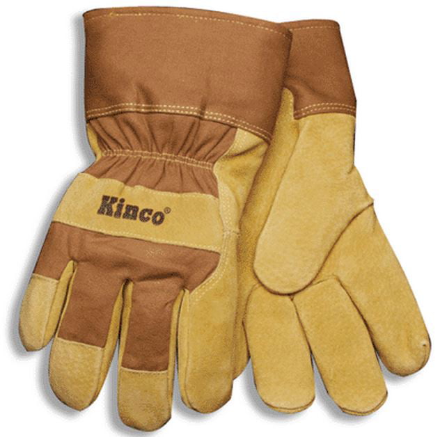 HeatKeep Thermal Lining Large Kinco 901-L Men's Pigskin Leather Ski Glove 