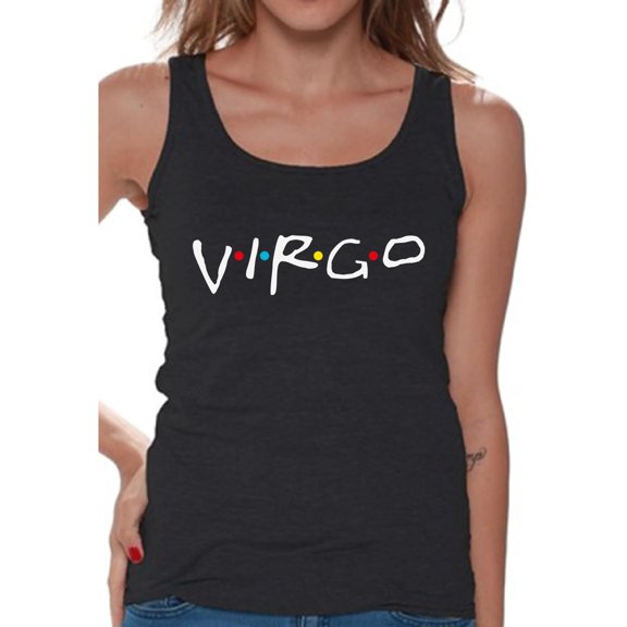 Virgo Tank Tops for Women - Zodiac Signs - Birthday Gifts for Virgo Wife Girlfriend