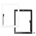 thumbnail image 4 of A-MIND for iPad 4 A1458 A1459 A1460 Touch Screen Replacement ?with Free Tool Kits+Screen Protector? LCD Not Include, No Instructions? for ipad 4 Front Glass Panel Replacement (White), 4 of 4