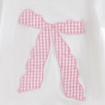 thumbnail image 5 of Toddler Girl Summer Outfits Cute Embroidery Clothing Sets Short Sleeve T-Shirt and Ruffle Shorts Set 2 Piece, 5 of 5