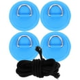 thumbnail image 1 of 1 Set Inflatable Boat D-ring Patches Kayak D-Ring Pads Patch D Rings for Boat Kayak Accessories, 1 of 8